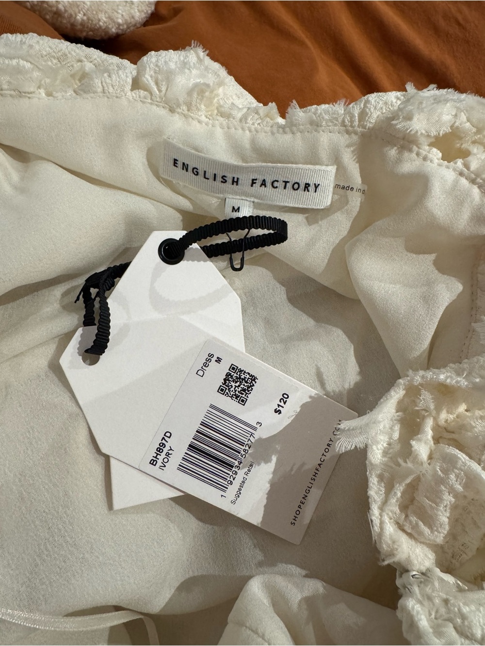 English Factory Cream Lace Tiered Maxi Dress - Picture 4 of 5